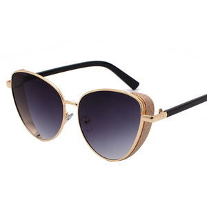 Maidis Women's Sunglasses Metal <b>Frame</b> <b>Black</b> Lens UV400 Protection Fashion Trendy Style - Product Image 5