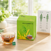 Distributeur recherché : Formule détoxifiante à base de plantes 28 jours, effet en 7 jours, thé minceur aromatisé Eternalelinor