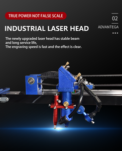 Machine de découpe laser CO2 portable 6090 80W/100W pour gravure sur verre, découpe d'acrylique et de cristal - Product Image 6