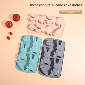 Conejito de Pascua Zanahoria Moldes de silicona Conejito pequeño Zanahoria Bandeja para hornear Chocolates Mini pasteles Herramientas para pasteles Suministros para hornear de Pascua - Product Image 4