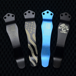 คลิปหนีบกระเป๋าแบบกำหนดเองสำหรับมีดพับ <span class=keywords><strong>Spyderco</strong></span> Pocket Clip - Product Image 6