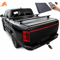 Couverture de benne de camionnette électrique automatique en aluminium RDX, couverture de benne rigide à enroulement rétractable pour Nissan Navara D23