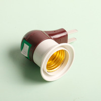 Veilleuse Led ampoule prise maïs support de lampe Base E27 à Eu Au Us Uk prise adaptateur convertisseur avec interrupteur marche/arrêt