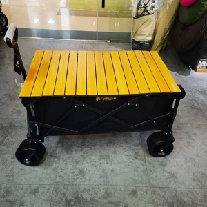 Carrito de Compras Plegable para Exteriores, Carrito de Playa Resistente, de Gran Capacidad, con Ruedas con Freno, para Camping - Product Image 6