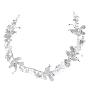 <span class=keywords><strong>Diademas</strong></span> <span class=keywords><strong>Hechas</strong></span> <span class=keywords><strong>a</strong></span> <span class=keywords><strong>Mano</strong></span> para Mujer con Cristales de Estrás y Perlas, Accesorios para Bodas - Product Image 1