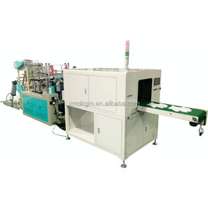 Linea di produzione di guanti in plastica trasparente e TPE completamente automatica che forma i tagli per la rimozione della macchina per la produzione di guanti - Product Image 1