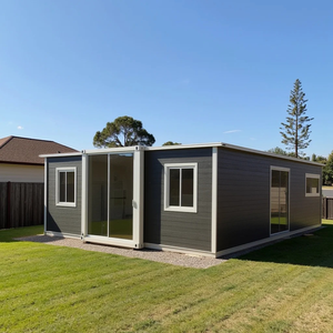 <span class=keywords><strong>Maison</strong></span> pliante à double aile personnalisable, multifonctionnelle, peu coûteuse, emballage plat, préfabrication résidentielle modulaire - Product Image 1