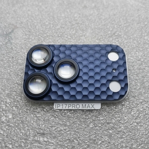 Protection d'objectif d'appareil photo en verre 9H anti-reflet et anti-traces de doigts à texture martelée professionnelle pour iPhone 18 Pro Max - Product Image 4