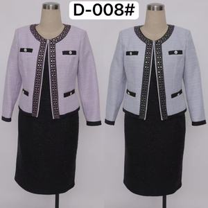 Styles populaires de tenues élégantes sur mesure pour la mère de la mariée avec robe d'église, ensembles deux pièces, robes grandes tailles - Product Image 6