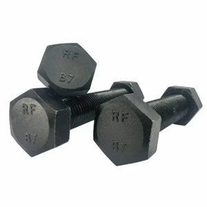 Perno hexagonal de media rosca <span class=keywords><strong>CS</strong></span> <span class=keywords><strong>M8</strong></span> M10 M12 M16 M20 de óxido negro al por mayor de alta calidad - Product Image 4