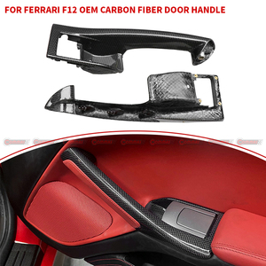 Manijas de puerta de coche de fibra de carbono seca estilo OEM de la mejor marca para Ferrari F12 - Product Image 4