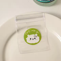Sacs en PVC personnalisés de haute qualité avec fermeture éclair, réutilisables, imperméables, pour l'emballage de bijoux avec impression de logo pour boucles d'oreilles et bagues
