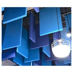 Panneau acoustique de mur absorbant insonorisé de panneau acoustique d'enveloppe de tissu de prix bas pour le bureau de cinéma à la maison - Product Image 5