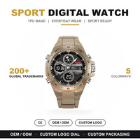 Modische SKMEI 2808 Herren Analog-Digital Sportuhr mit Großem Zifferblatt, Lässiger Stil Armbanduhr, Großhandel Multifunktionale Uhr