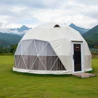 Tente de glamping de luxe, dôme géodésique de 6 m avec salle de bain pour événements de mariage, fournisseur vérifié depuis 9 ans