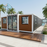 Maison Modulaire Pliante Préfabriquée à Montage Rapide 20ft 40ft, Petite Maison Conteneur Extensible Préfabriquée 3 Chambres Norme Australienne