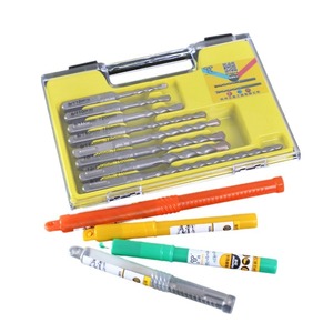 Lichang Electric Hammer <b>Drill</b> <b>Bits</b> 5-12mm Alloy Round Shank For <b>Masonry</b> Concrete Drilling - Product Image 2