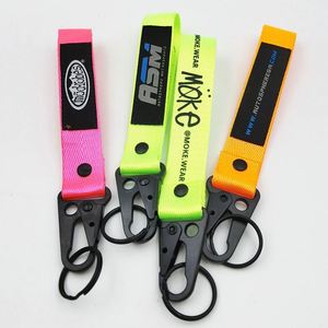 Universal Car Keychain Lanyard Hanging Strap with Metal <b>Key</b> Holder <b>Key</b> <b>Ring</b> Lanyard for Car Motorcycle - Product Image 3