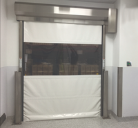 Portes rapides à enroulement latéral en PVC, technologie de pointe, modernes, étanches, pour atelier, ouverture électrique, personnalisables, livraison rapide