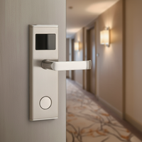 Cerradura Inteligente de Seguridad de Acero Inoxidable sin Llave con Tarjeta RFID para Hotel, Compatible con SDK para Madera/Aluminio