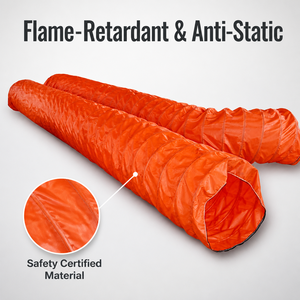 Industrial Flexible Ventilation Duct Flame Retardant Negative Pressure <strong>Air</strong> Control Solution For Infrastructure - Product Image 2