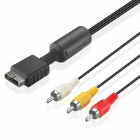 AV-Kabel für PS2, Audio-Video-Komponentenkabel, 3 RCA TV-Anschlusskabel für PS1/PS2/PS3 Spielkonsolen