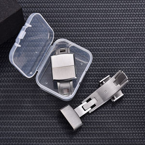 Juelong RTS สายรัดนาฬิกาสำหรับ CTS, สายนาฬิกาแบบพับได้แข็งแรงทำจากโลหะ18มม. - Product Image 5