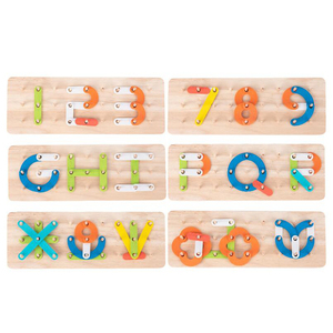 Hoyveicolo giocattolo in legno <span class=keywords><strong>di</strong></span> geologia geometria <span class=keywords><strong>matematica</strong></span> forma puzzle elastico Puzzle grafico - Product Image 3