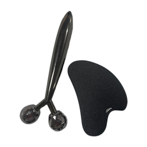 Oem Metal Therapy Massager Y Shape Guasha <b>Scraper</b> Spa Massage Facial Jade Roller Stainless Steel Gua Sha Tool - Product Image 5