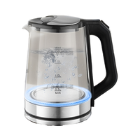Bouilloire électrique manuelle en gros d'usine, chauffe-eau rapide, grande capacité de 2 L, 1500 W, sans fil, protection contre l'ébullition à sec pour la maison, la cuisine, l'hôtel