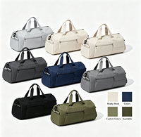 Sac de sport unisexe, sac de voyage de fitness, sac de sport de grande capacité avec poche imperméable et compartiment pour chaussures