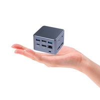 Office Mini PC Stick Dual HD N5105 DDR4 16G EFI BIOS RJ45 Mini ordenador de bolsillo pequeño con ventilador