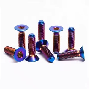 Vis à tête fraisée en acier inoxydable plaqué zinc de classe 8, M10 M8, pour lance-pierres et accessoires de chasse - Product Image 5