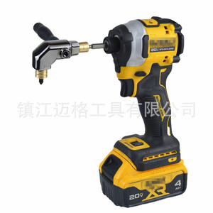 <b>Double</b>-Headed Copper Corner Bend Screwdriver <b>Adapter</b> For Electric Drill Alloy Gear Core - Product Image 3