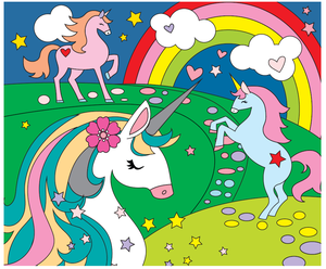 25*30Cm Diy Art Boards Pigmenten Verf Kinderen Tekenen Kinderen Schilderij Set - Product Image 1