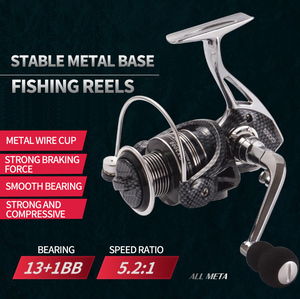 De alta velocidad De 1000, 2000, 3000, 185G 6Kg Max carbono arrastrar carrete giratorio Oem pesca Molinete De - Product Image 2