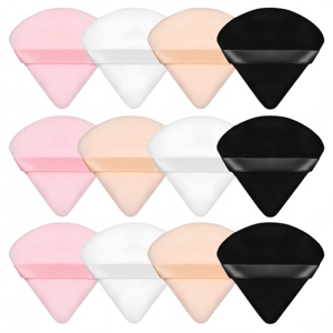 Éponge de maquillage triangulaire en velours la plus vendue, utilisation humide ou sèche, <span class=keywords><strong>pour</strong></span> fond de teint, outil de beauté et accessoires cosmétiques - Product Image 5