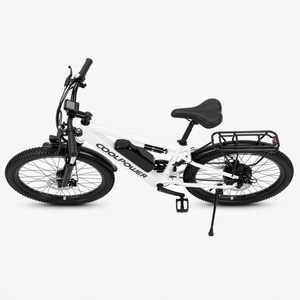 Vélo de montagne électrique de 26 pouces avec double suspension et freins à disque doubles, équipé d'une batterie au lithium 48V 10Ah - Product Image 5
