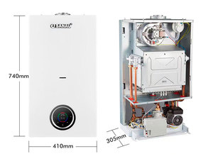 <span class=keywords><strong>Chaudière</strong></span> à <span class=keywords><strong>gaz</strong></span> mixte à usage domestique de 32kW Pièces de rechange Chauffe-eau conventionnel au <span class=keywords><strong>gaz</strong></span> naturel sans réservoir Chauffage central - Product Image 3
