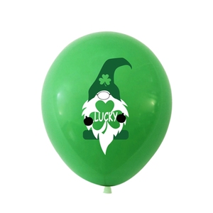 12 Zoll <span class=keywords><strong>Happy</strong></span> St. Patricks Day Dekorationen Glückliche Grüne Kleeblätter Latex-Ballons Irischer Tag Party-Deko Babyparty-Zubehör - Product Image 5