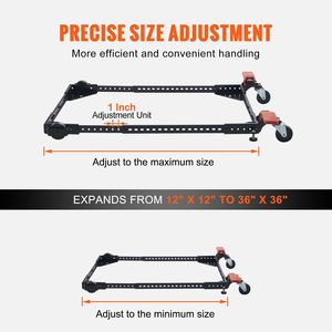 DB pour la vente en gros Base mobile universelle robuste de capacité de 500 lb pour outils Machines accessoires de machines-outils - Product Image 4