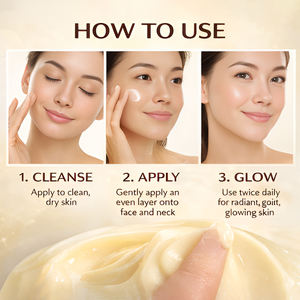 Crème éclaircissante à la vitamine C 5 %, niacinamide 3 %, TXA, correcteur de taches brunes, crème barrière à la céramide, marque privée - Product Image 4