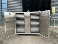 Grotere 64 Lade Voedsel Dehydrator 200-500Kg Capaciteit Fruit En Groente Droger Mango Droogmachine Voor Gedroogd Fruit Verwerking
