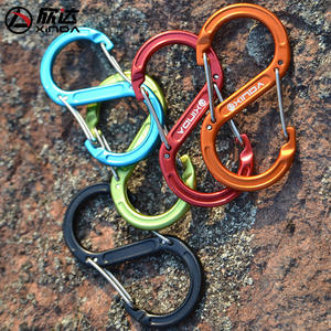 Mosquetón de Aluminio Xinda con Cierre de Alambre, Gancho Pequeño de Liberación Rápida, Portátil, para Llavero, Sin Capacidad de Carga - Product Image 4