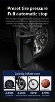 Démarreur de batterie multifonction 4-en-1 puissant 300A anti-étincelles avec compresseur et lampe torche LED pour voiture