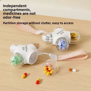 Pilulier de Voyage Portable Sept Jours par Semaine, Mini Rangement Quotidien pour Trois Repas, Organisateur de Médicaments en Plastique pour Cosmétiques - Product Image 1