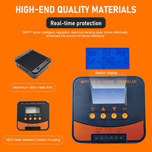 Régulateur de chargeur de <span class=keywords><strong>panneau</strong></span> <span class=keywords><strong>solaire</strong></span> intelligent 24V 12V DC sortie ampoule 10A 20A contrôleur de charge manuel mppt - Product Image 5