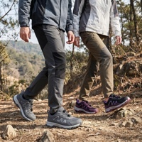 Chaussures de marche légères pour hommes, avec embout large, maille respirante, semelle intermédiaire MD, fermeture à enfiler, antidérapantes, printemps été automne hiver