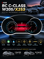 Für Benz W205/X253, Intelligentes Digitales Kombiinstrument, Fortschrittlicher High-Def LCD-Tachometer, Plug & Play Upgrade-System
