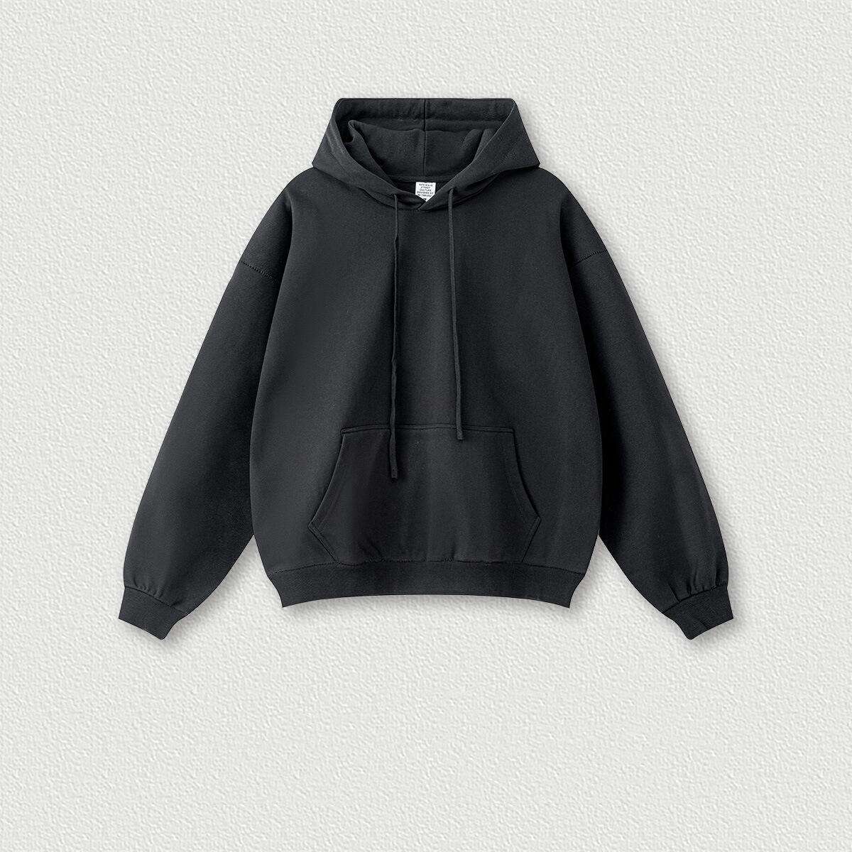 Noir-sweat à capuche